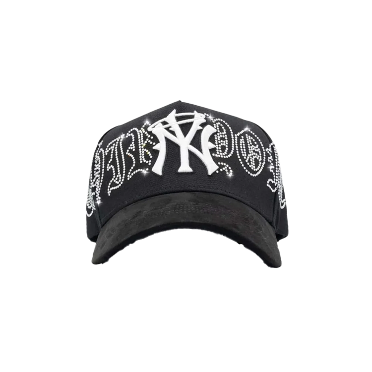 31 hats NY Crystals White