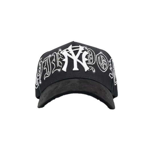 31 hats NY Crystals White