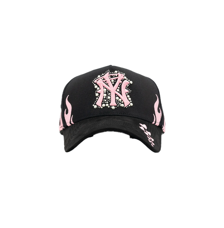 31 hats NY Crystals White