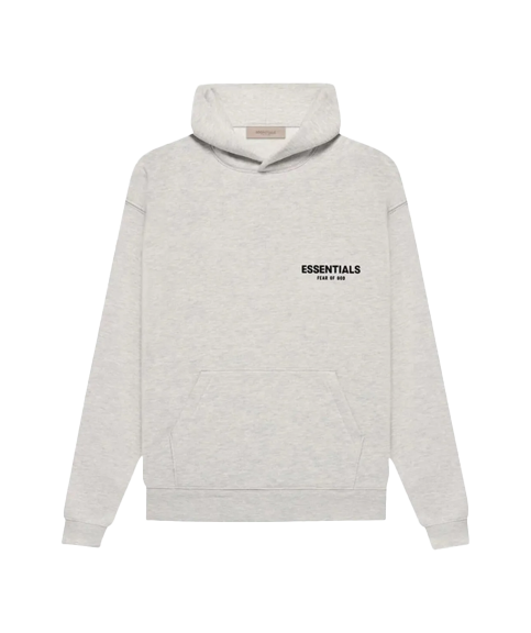hoodie essential gris claro